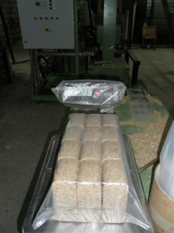 Dřevěné brikety - paleta