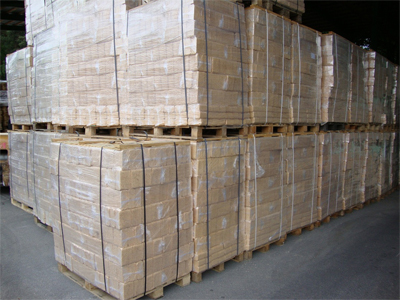 Dřevěné brikety - paleta