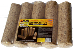Dřevěná briketa TOP